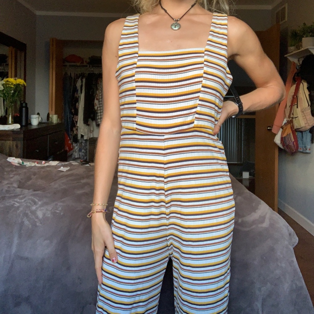 Striped Xhilaration Jumpsuit